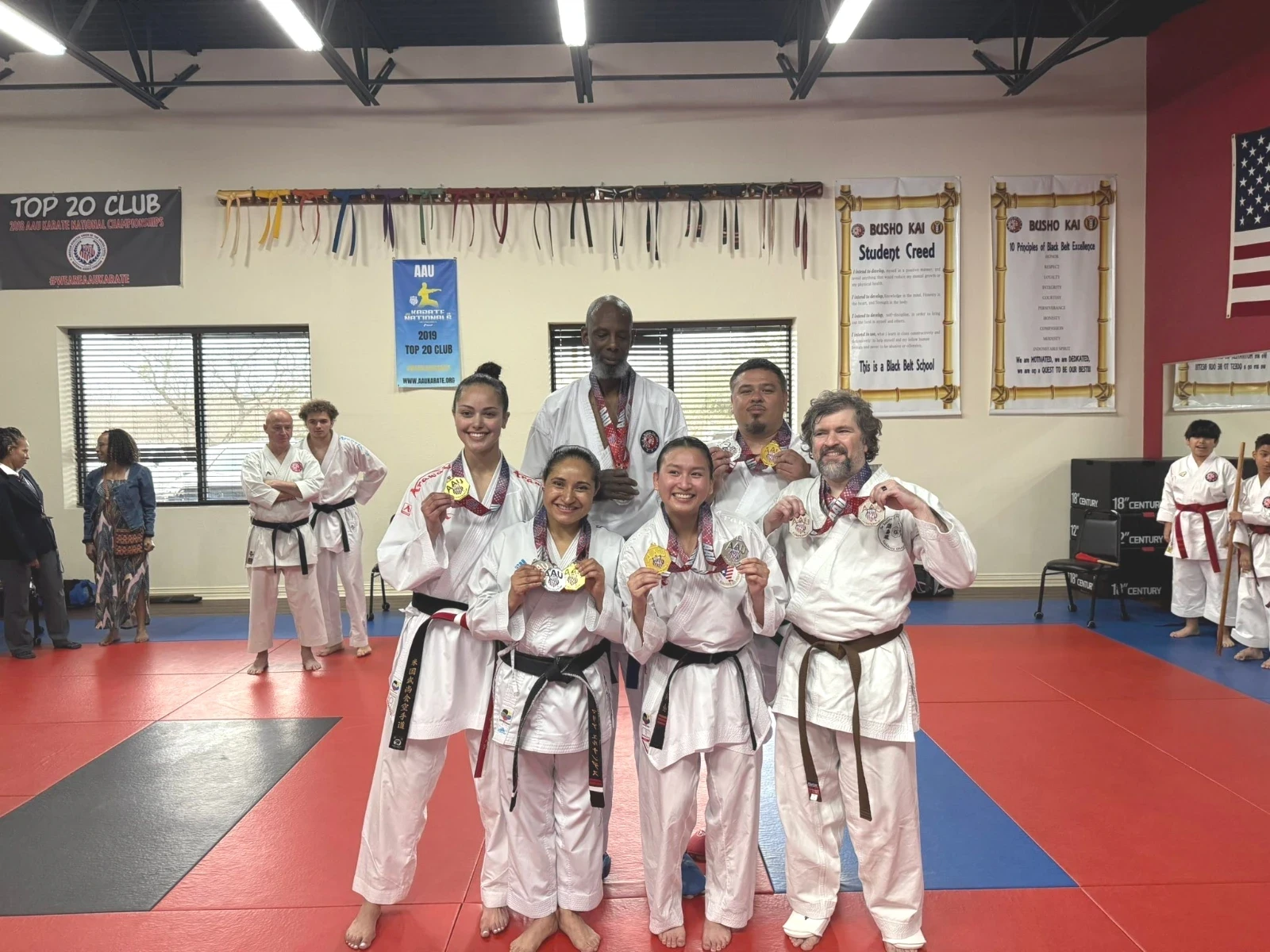Adult martial arts training