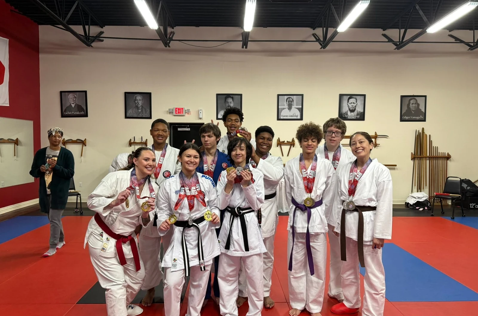 Karate class at The Blazing Dragon Dojo