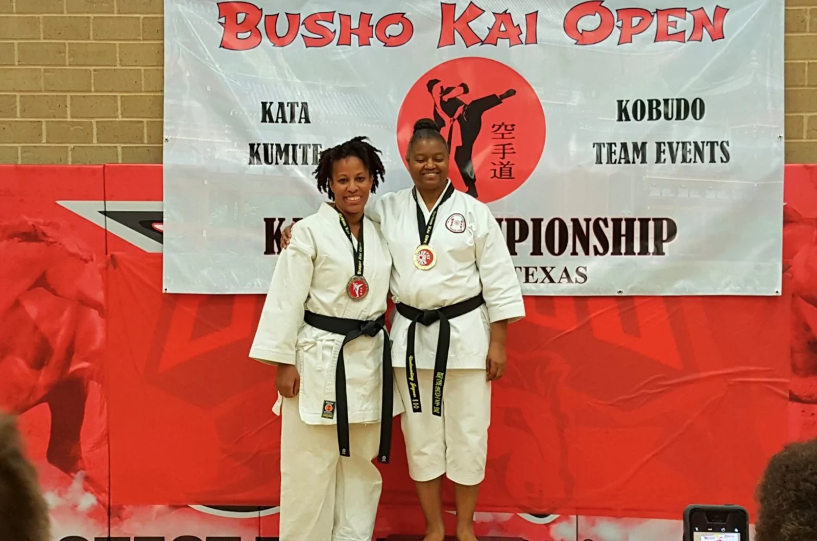 Karate training at The Blazing Dragon Dojo