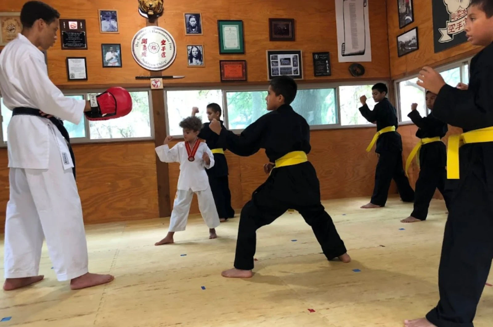Kids getting fit and active through martial arts